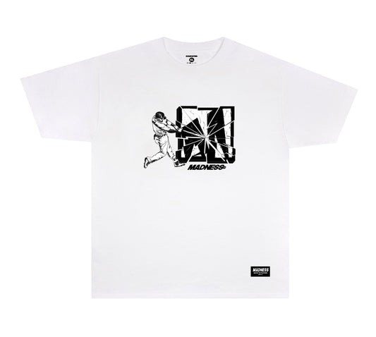 BASEBALL TEE- WHITE
