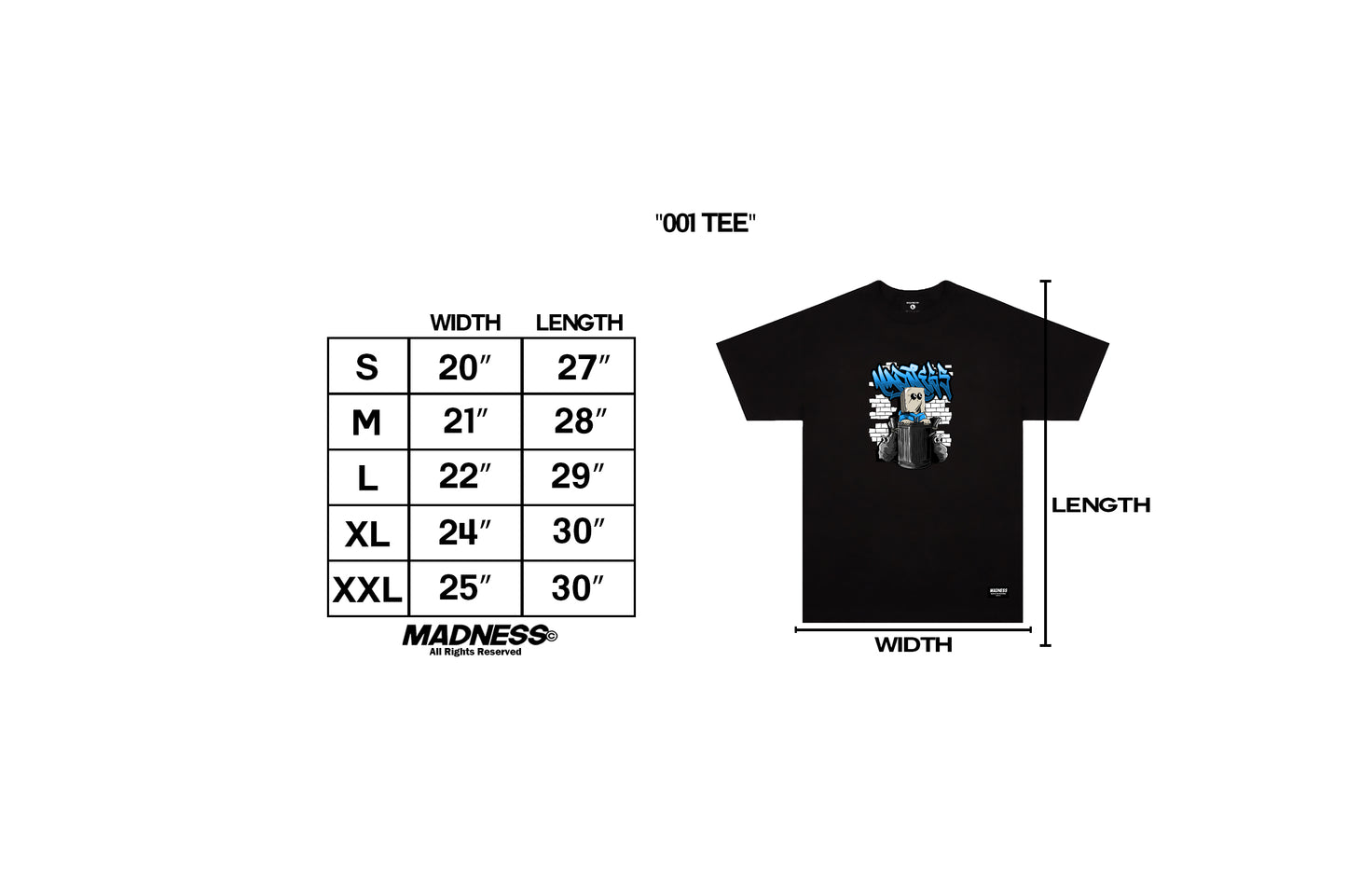 001 TEE - BLACK
