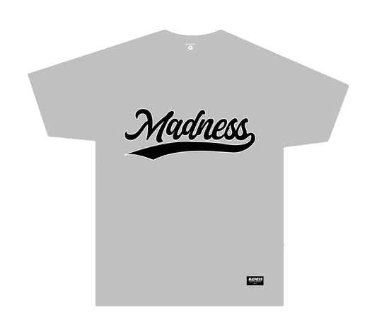 SCRIPT TEE - GRAY